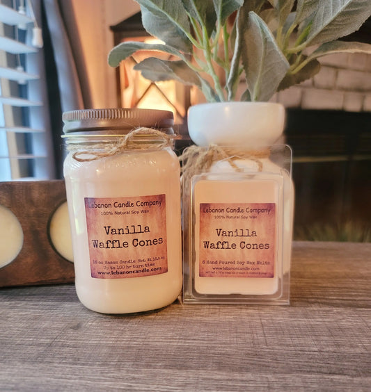 Vanilla Waffle Cones Wax Melt Lebanon Candle Company