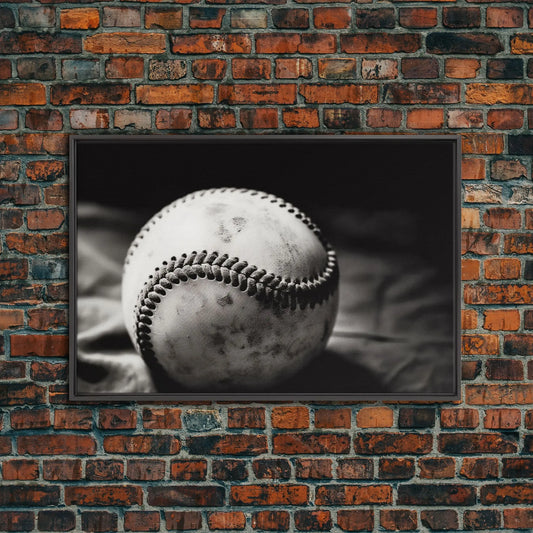 Framed Baseball Print, Black and White Baseball Picture, Sports Wall Decor, Boys Room Wall Decor, Baseball Player Gift, Baseball Nursery Art NuevArt