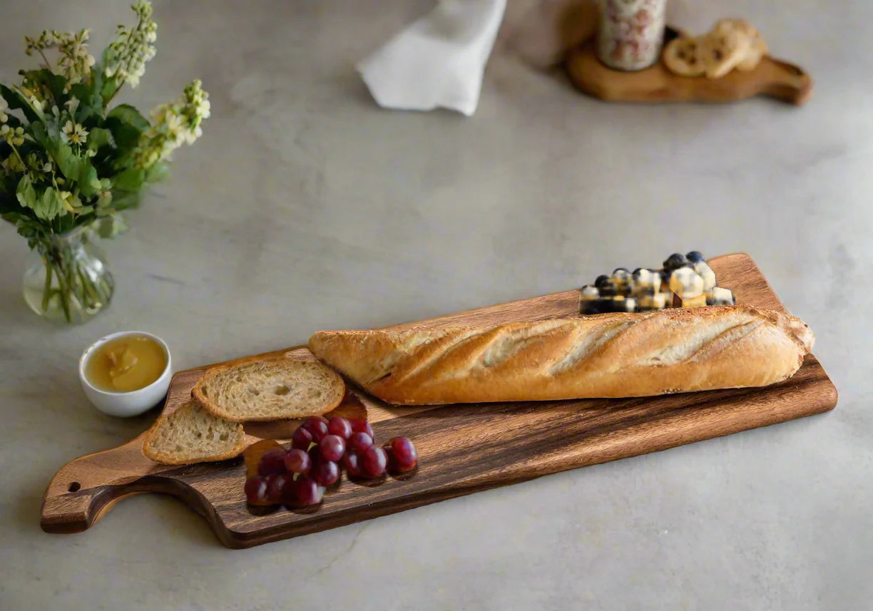 Acacia Wood Cutting/Charcuterie Board - 23"x7"