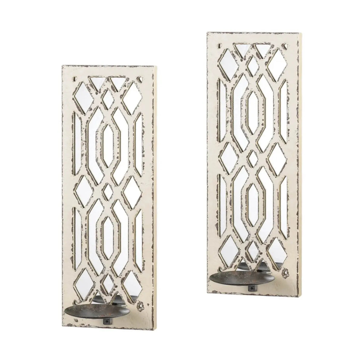 DECO MIRROR WALL SCONCE SET Living Perfectly You