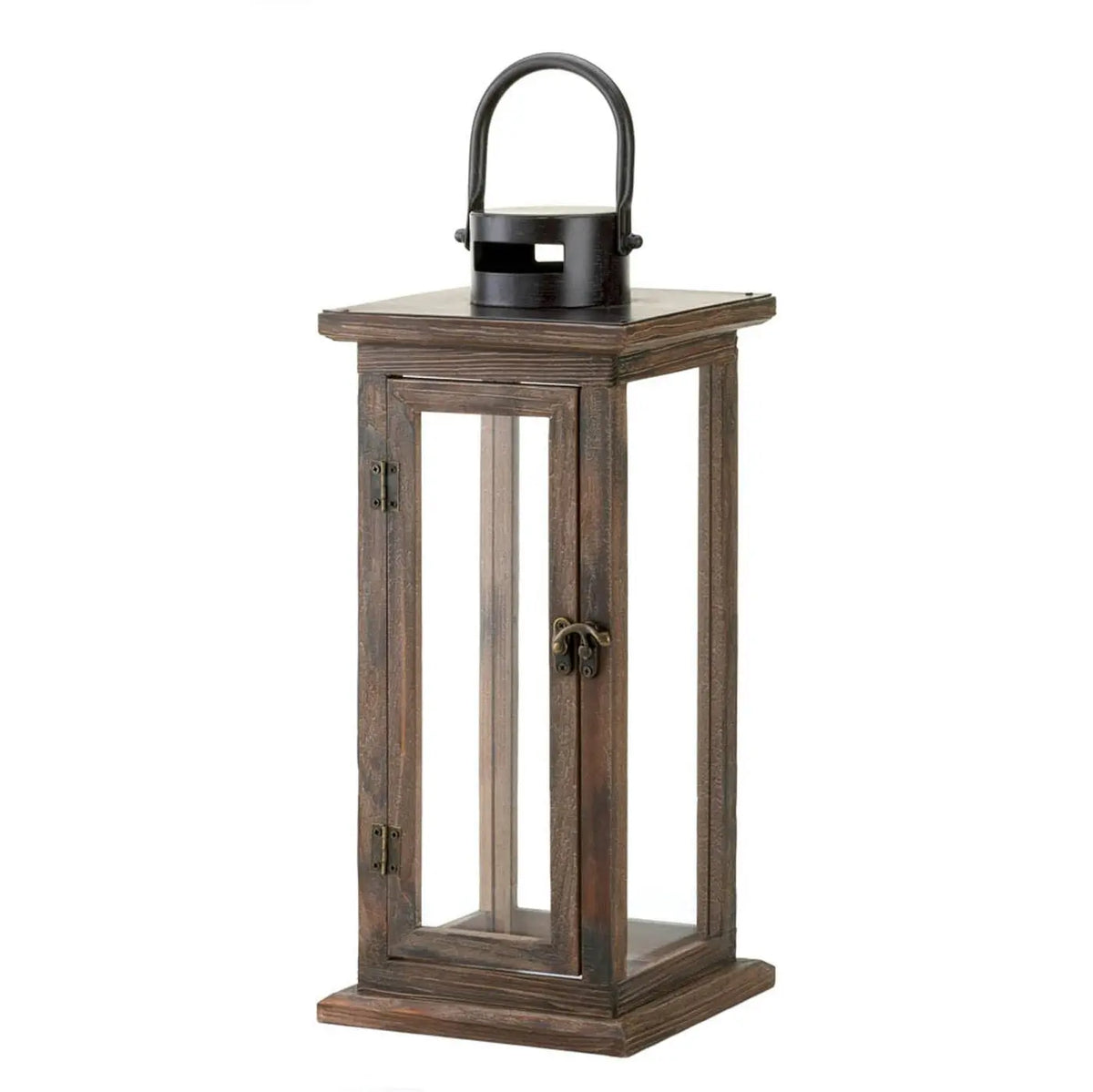 Lodge Wooden Lantern Living Perfectly You