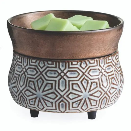 Bronze Geometric 2-In-1 Classic Fragrance Warmer Mitten Makers Market