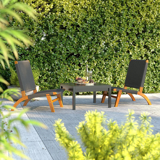Costa Rica Outdoor Modern Lounge Chair Fire Sense/Balkene Home