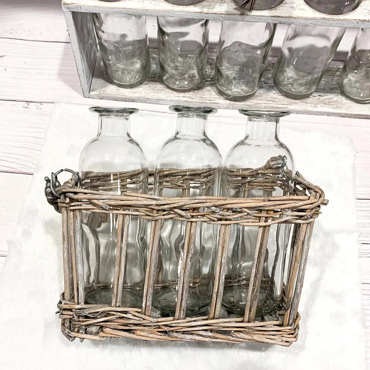 Willow Wrapped Vases Gia Roma