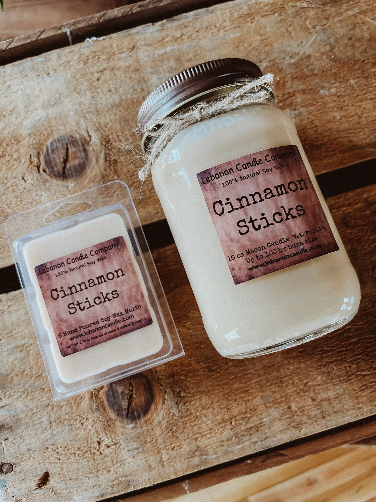 Cinnamon Sticks Wax Melt Lebanon Candle Company