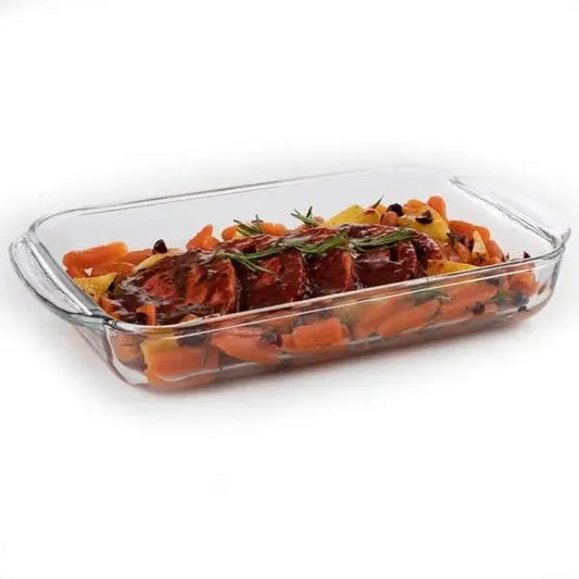 Glass 3-Piece Bakeware Oven Safe Casserole Baking Dish Set - Dishwasher Safe HomePacific