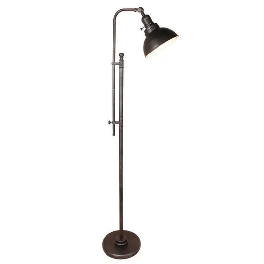 65-inch Tall Floor Lamp Task Light in Distressed Metal Finish HomePacific