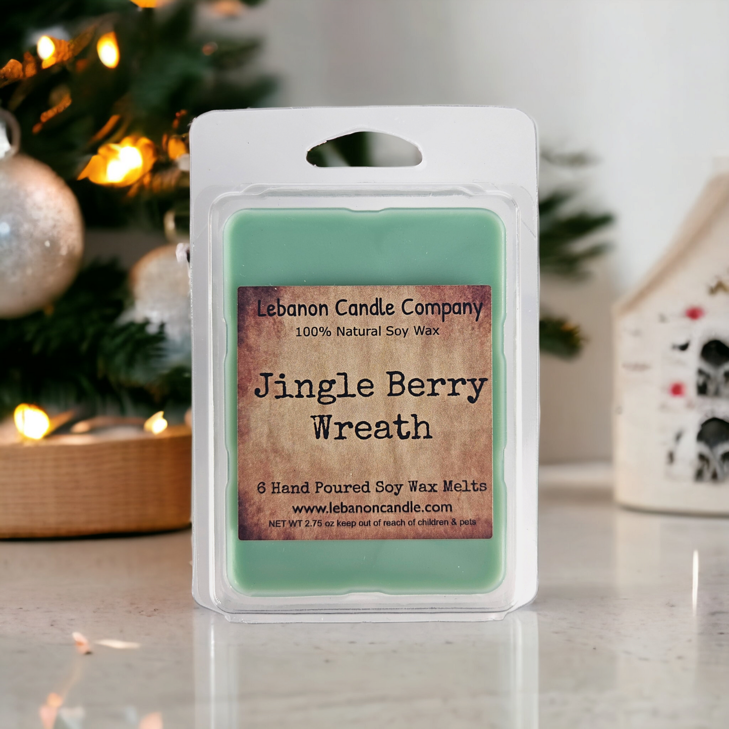 Jingle Berry Wreath Wax Melt Lebanon Candle Company