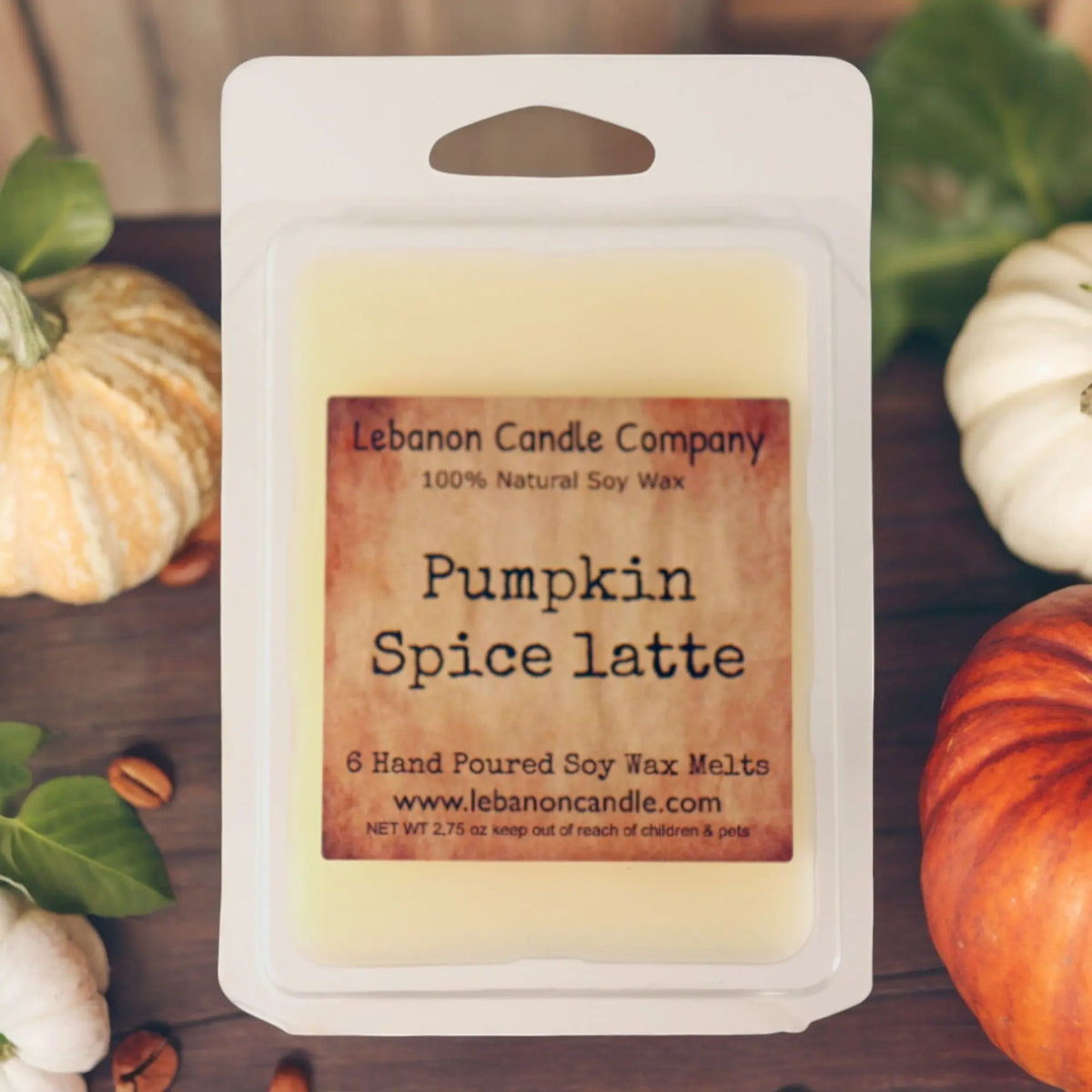 Pumpkin Spice Latte Wax Melt Lebanon Candle Company