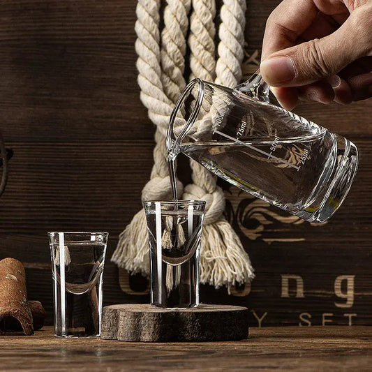 Dlight Decor 6pc 15ml Shot Glass Set – Thick Bottom Mini Liquor Cups Dlight Decor