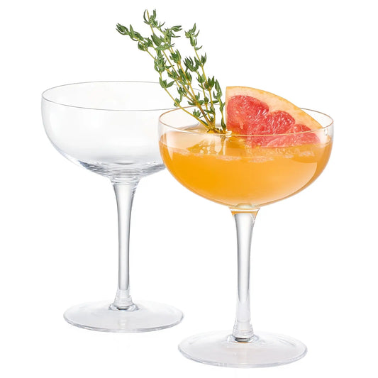 Classica Champagne Coupe Cocktail Glassware, Set of 2 Khen Site