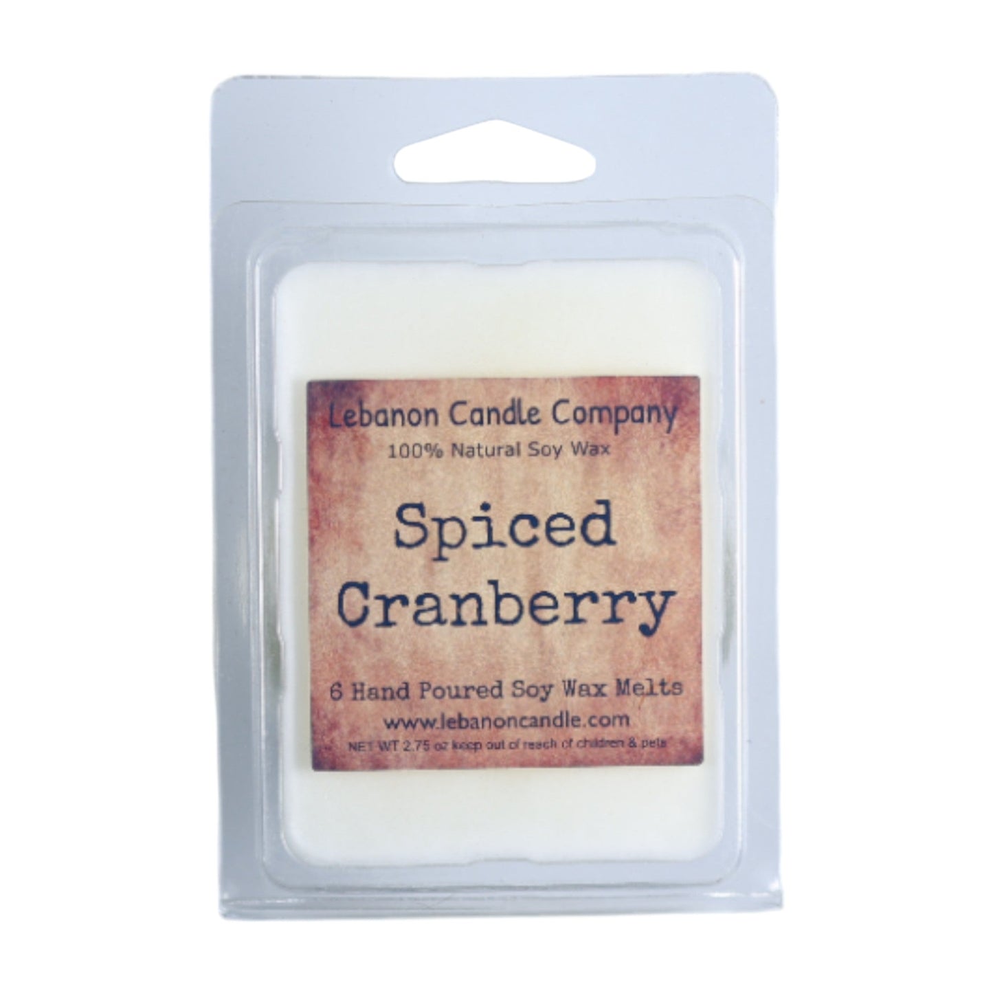 Spiced Cranberry Wax Melt Lebanon Candle Company