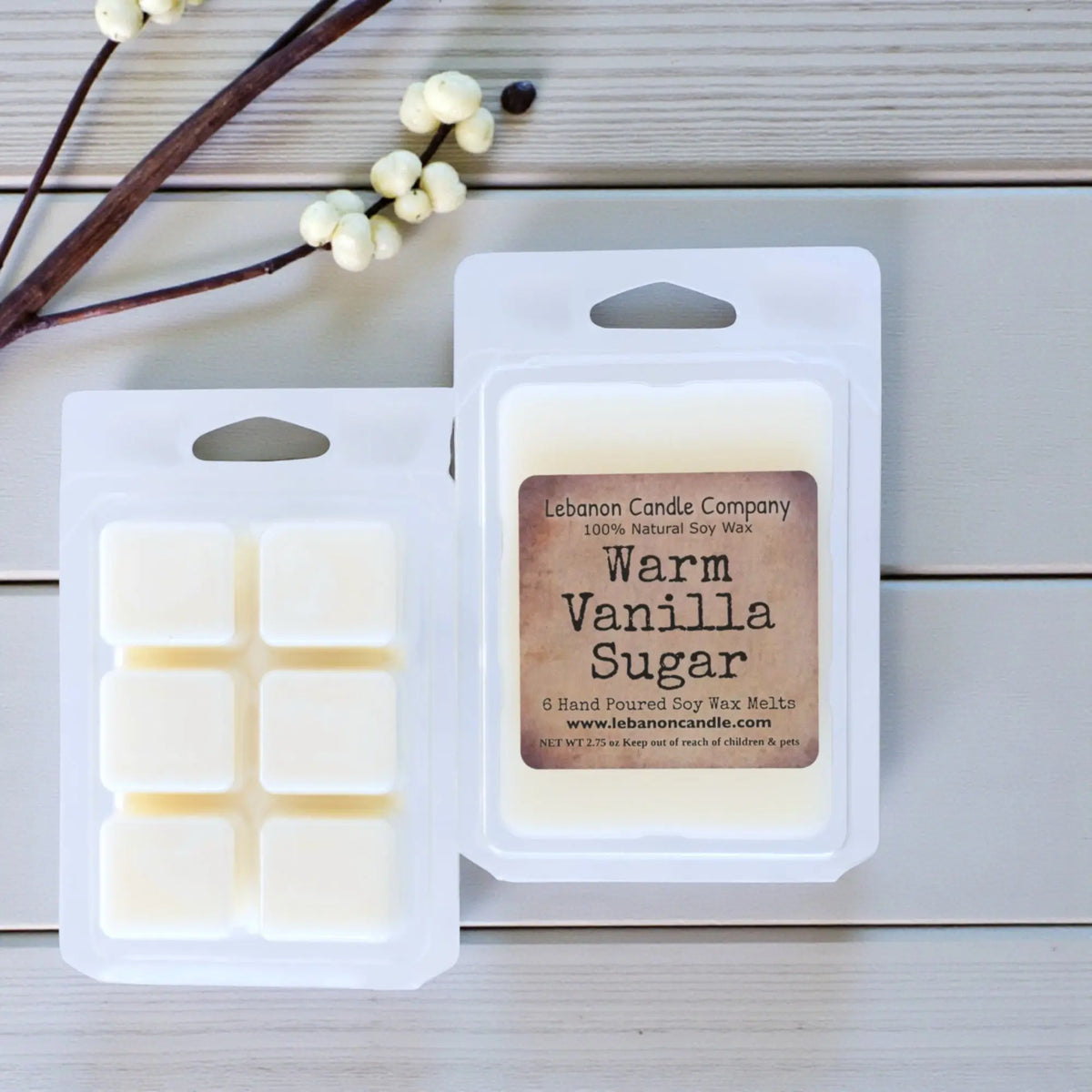 Warm Vanilla Sugar Wax Melt Lebanon Candle Company