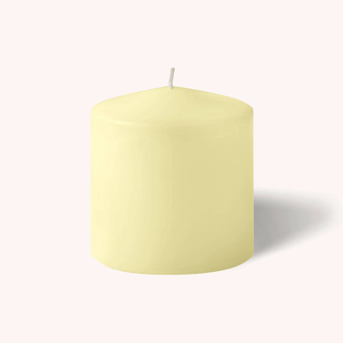 Ivory Pillar Candles - 3" x 3" - 6 Pack Hyoola Candles