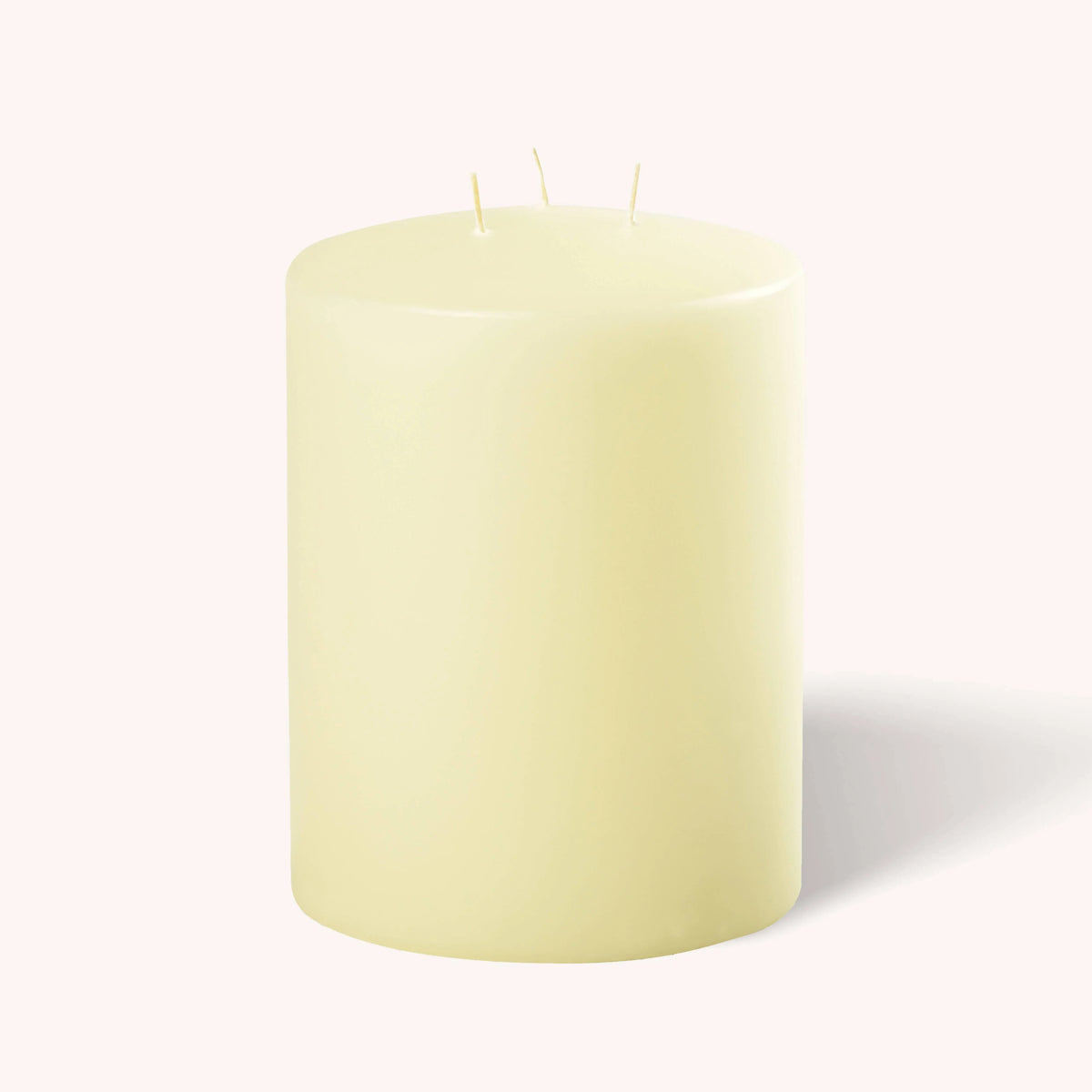 Ivory 3 Wick Pillar Candles - 6" x 8" Hyoola Candles