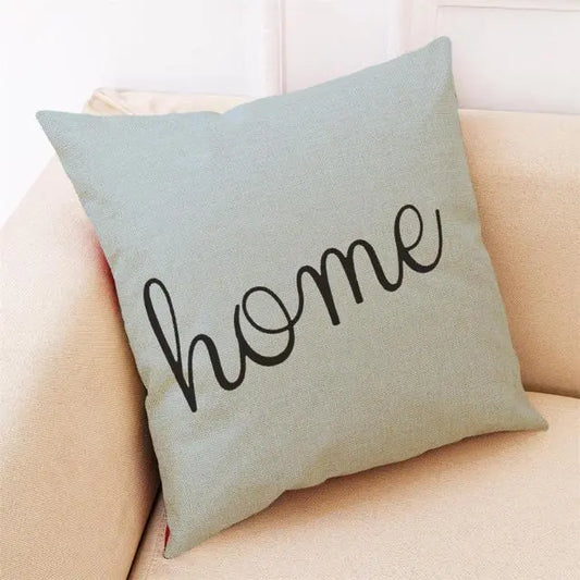 Elegant Pattern Printed Throw Pillow Modern Soft Linen Blend Cushion Home Decorative Fashion Geometric Pattern Throw Pillow Covers Square Decorative Cushion Case For Home Pillows Case Stevvex