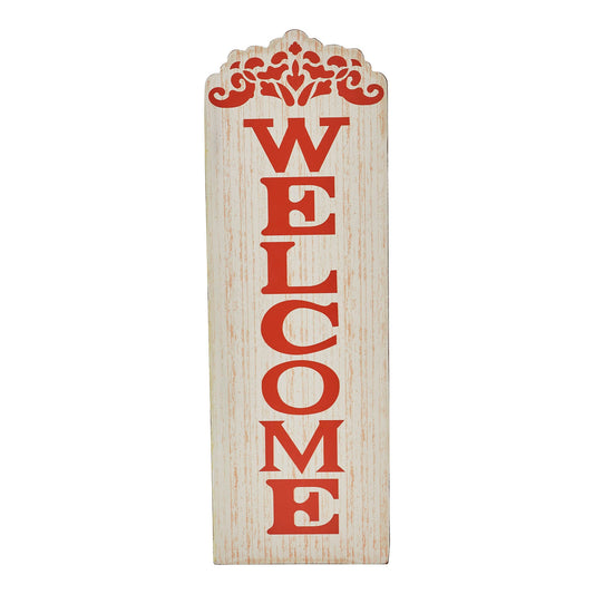 Fall Welcome Wooden Porch Sign – Vertical Autumn Entryway & Front Door Decor AllyBay