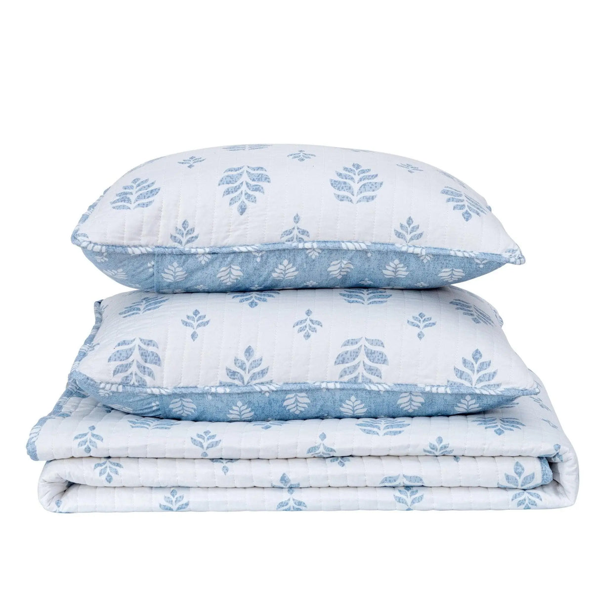 Three Piece French Floral Quilt Colette Collection Bedding Set For Year Round Comfort Great Bay Home