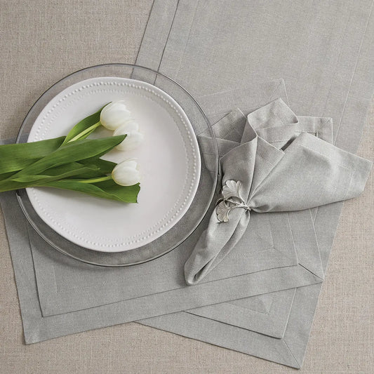 Tailored Table Runner - 90" - Sterling The Country Christmas Loft