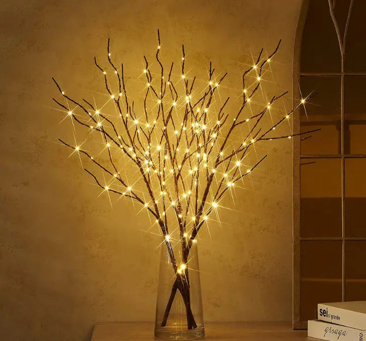 Creative Luminous Tree Branch Lamp Sunflower Fields: Where Happiness Grows