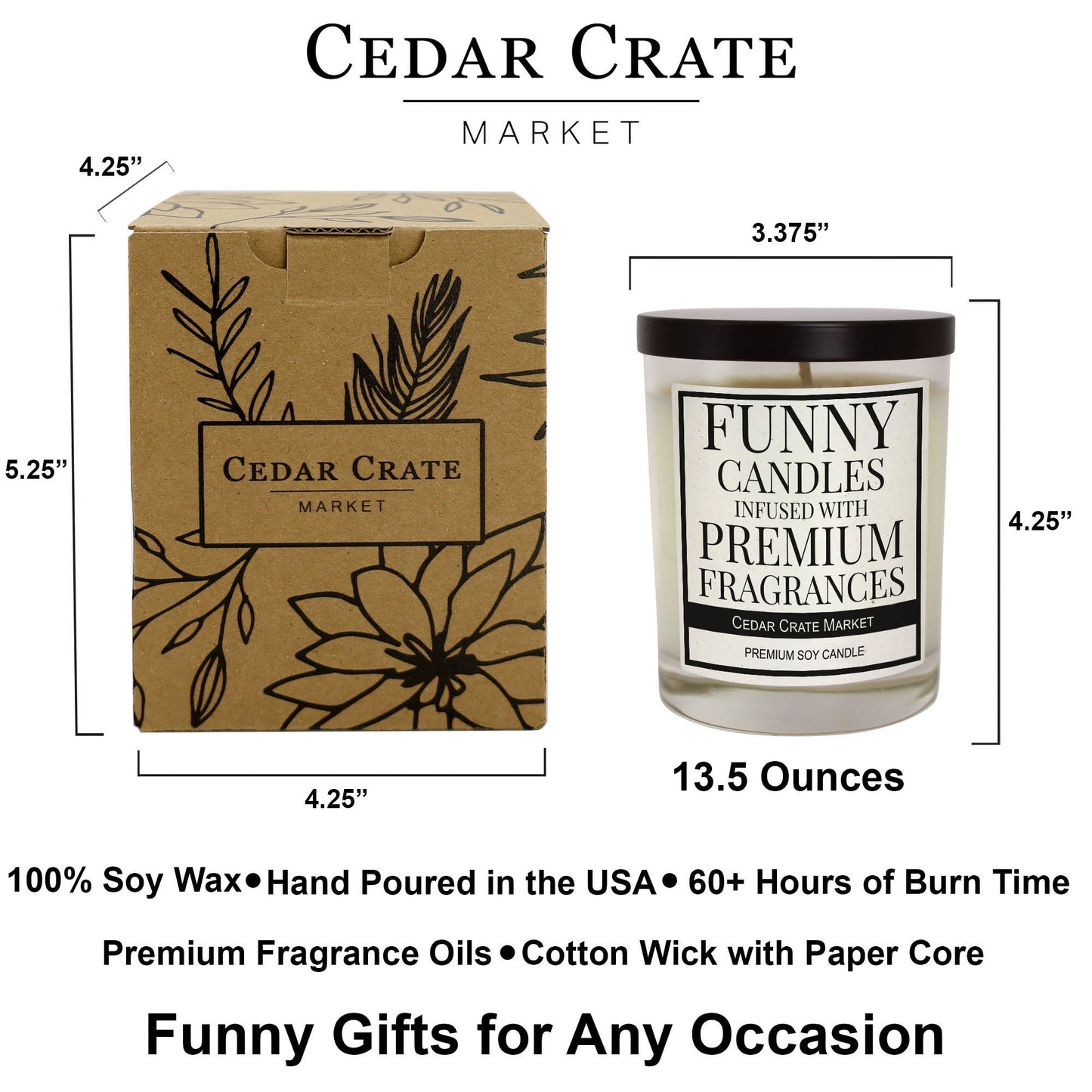 Fall Candle - Flannels Football & Fall