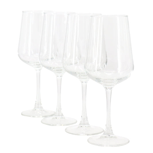 Gibson Home Belinni 4 Piece 15.4 Ounce Classic Wine Glass Set