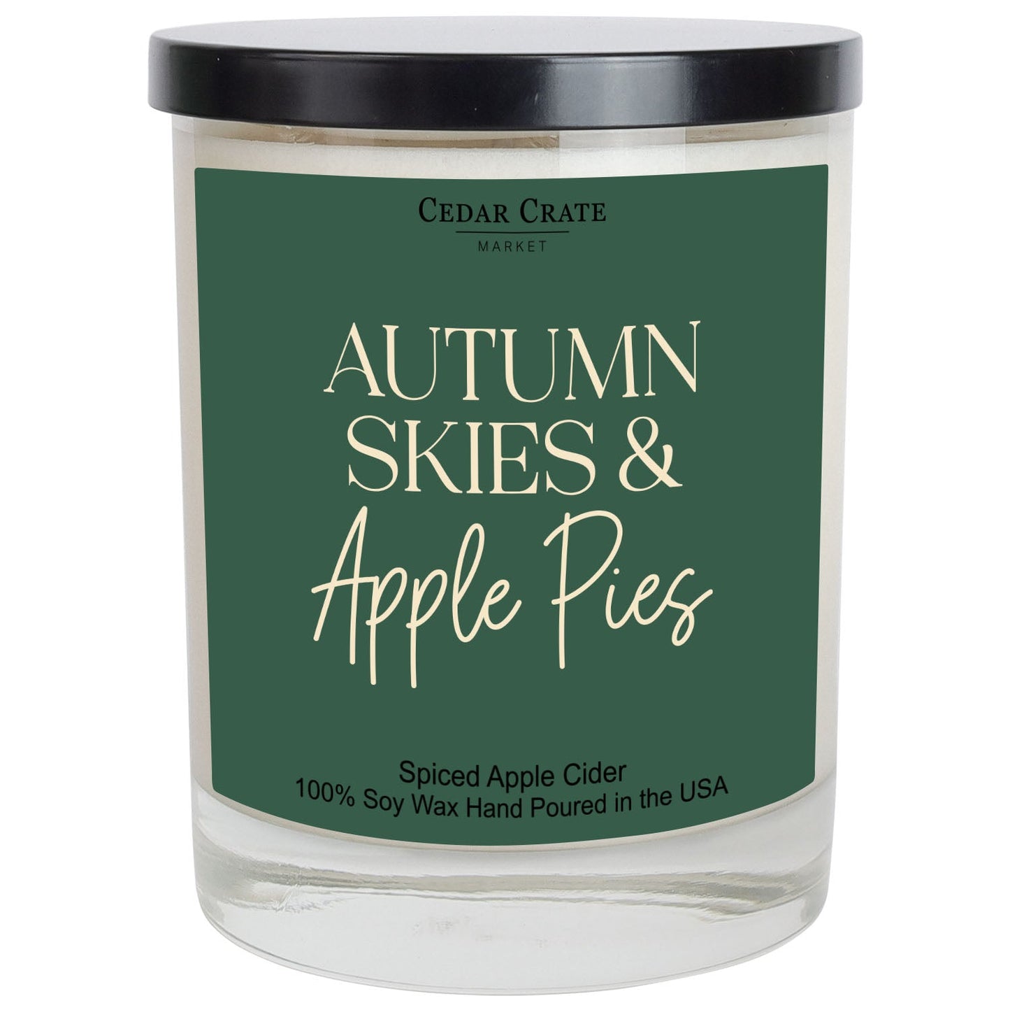 Autumn Skies & Apple Pies Luxury Fall Soy Candles