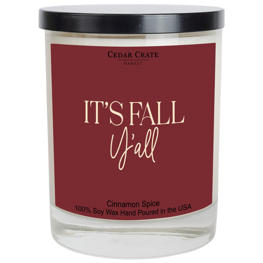 Fall Candle - It's Fall Y'all Color Luxury Candle