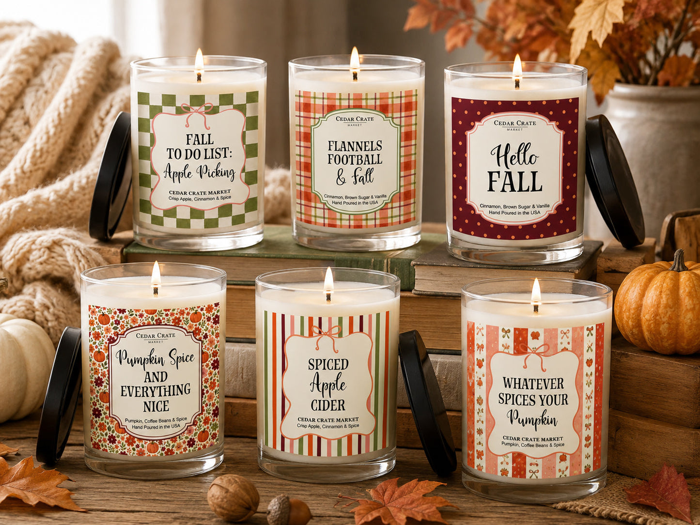 Fall Candle - Spiced Apple Cider