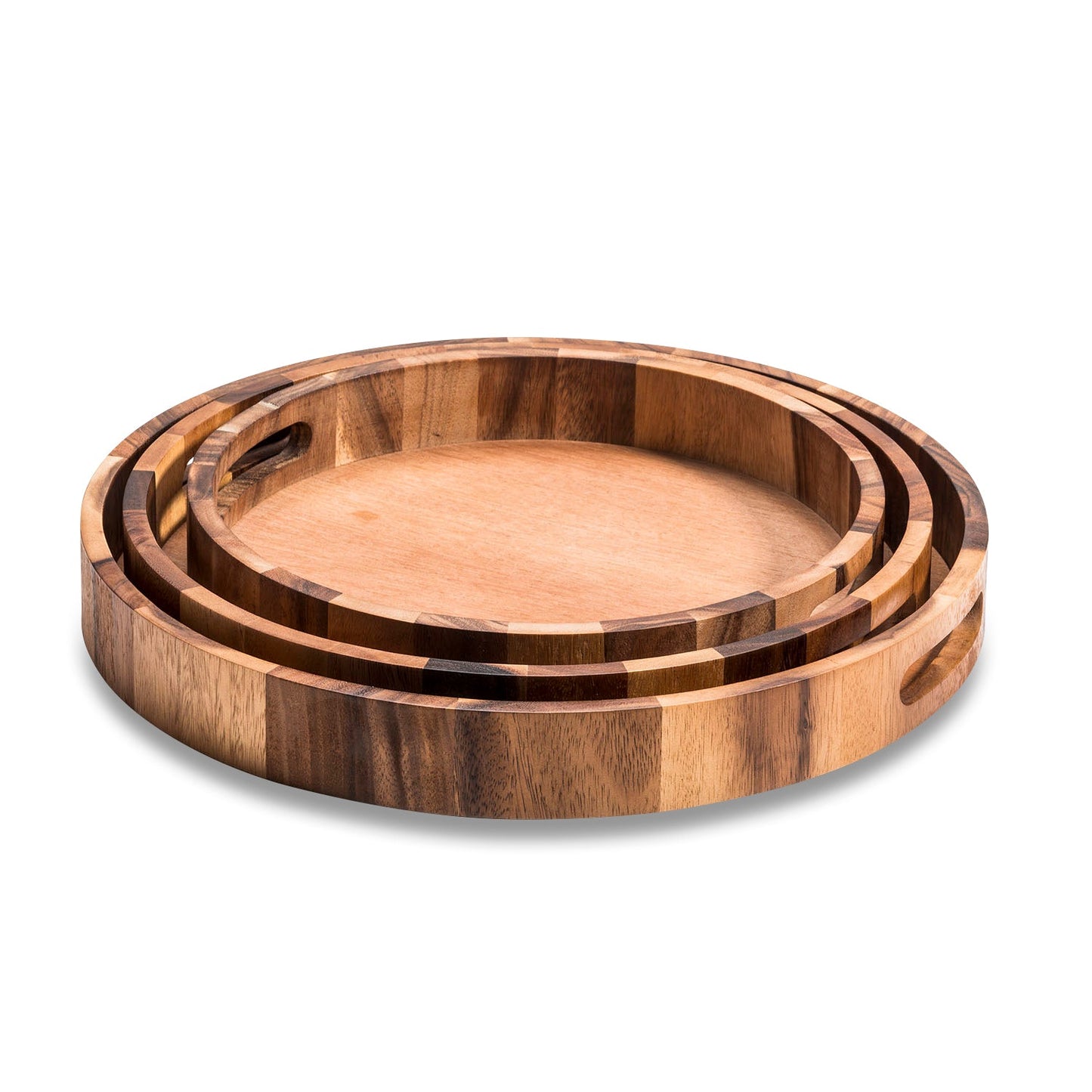 Round Serving Tray with Handles - 3 sizes