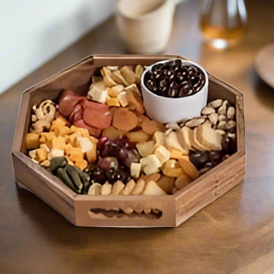 Octagon Serving Tray with Handles - 3 sizes
