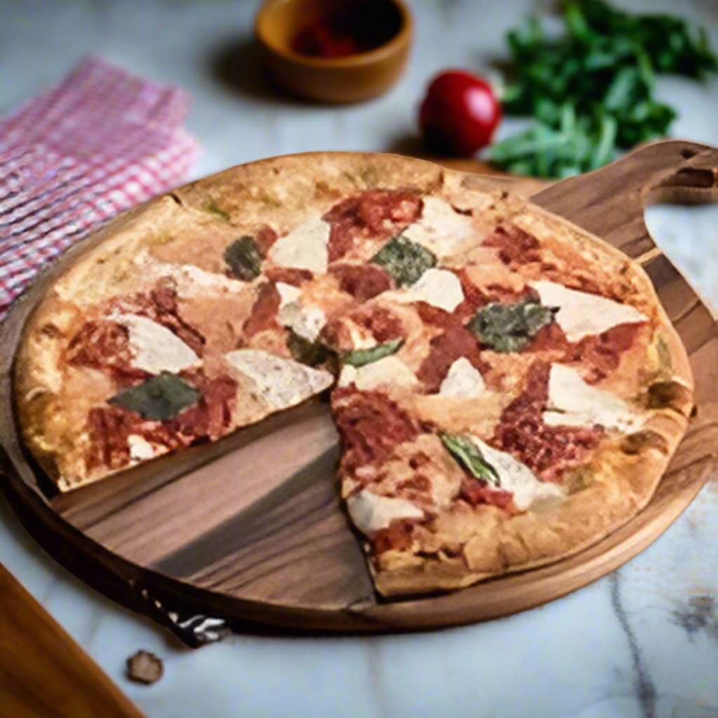 Acacia Wood Cutting/Charcuterie Board -  Round