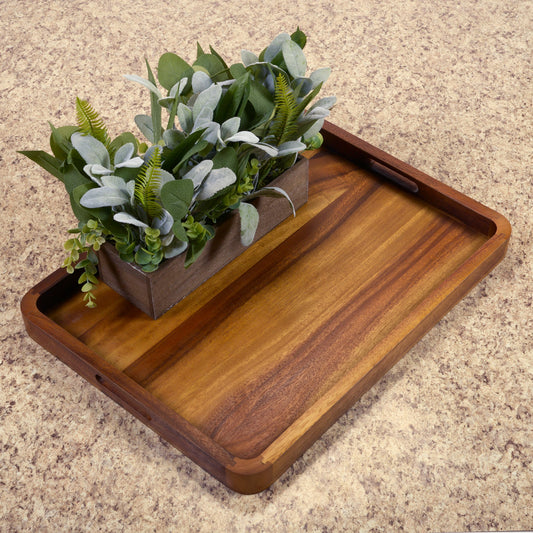 Rectangular Serving Tray with Depth