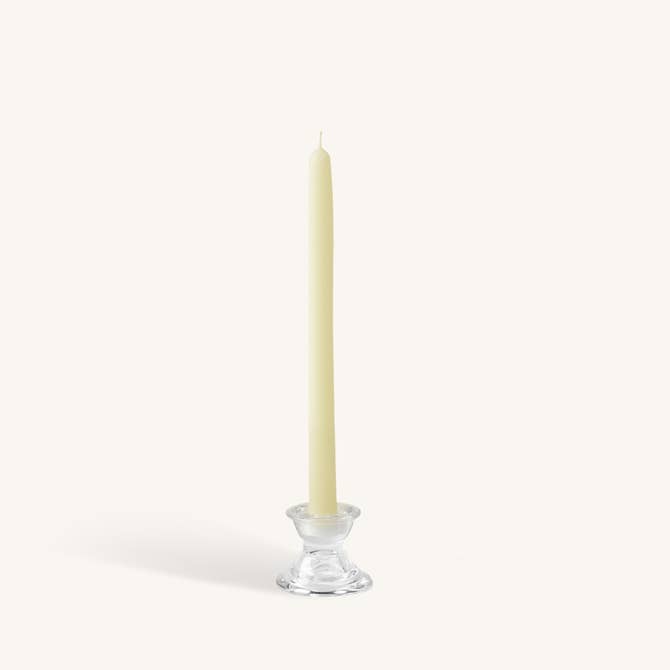 White Beeswax Candles - 12 inch - 4 Pack