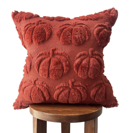 Dark Rust Pumpkin Pillow Cover Busa Designs