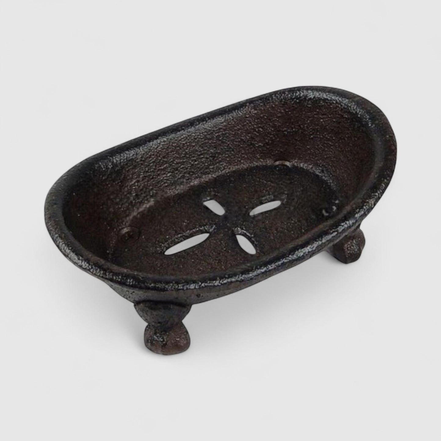 Vintage Cast Iron Bathtub Soap Dish Antique Style Bathroom Accessory With Weathered Patina And Rustic Charm