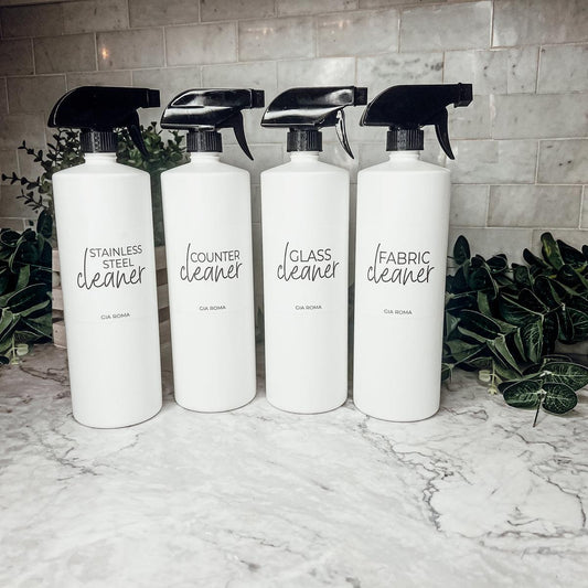 32oz Plastic Cleaning Bottles Gia Roma