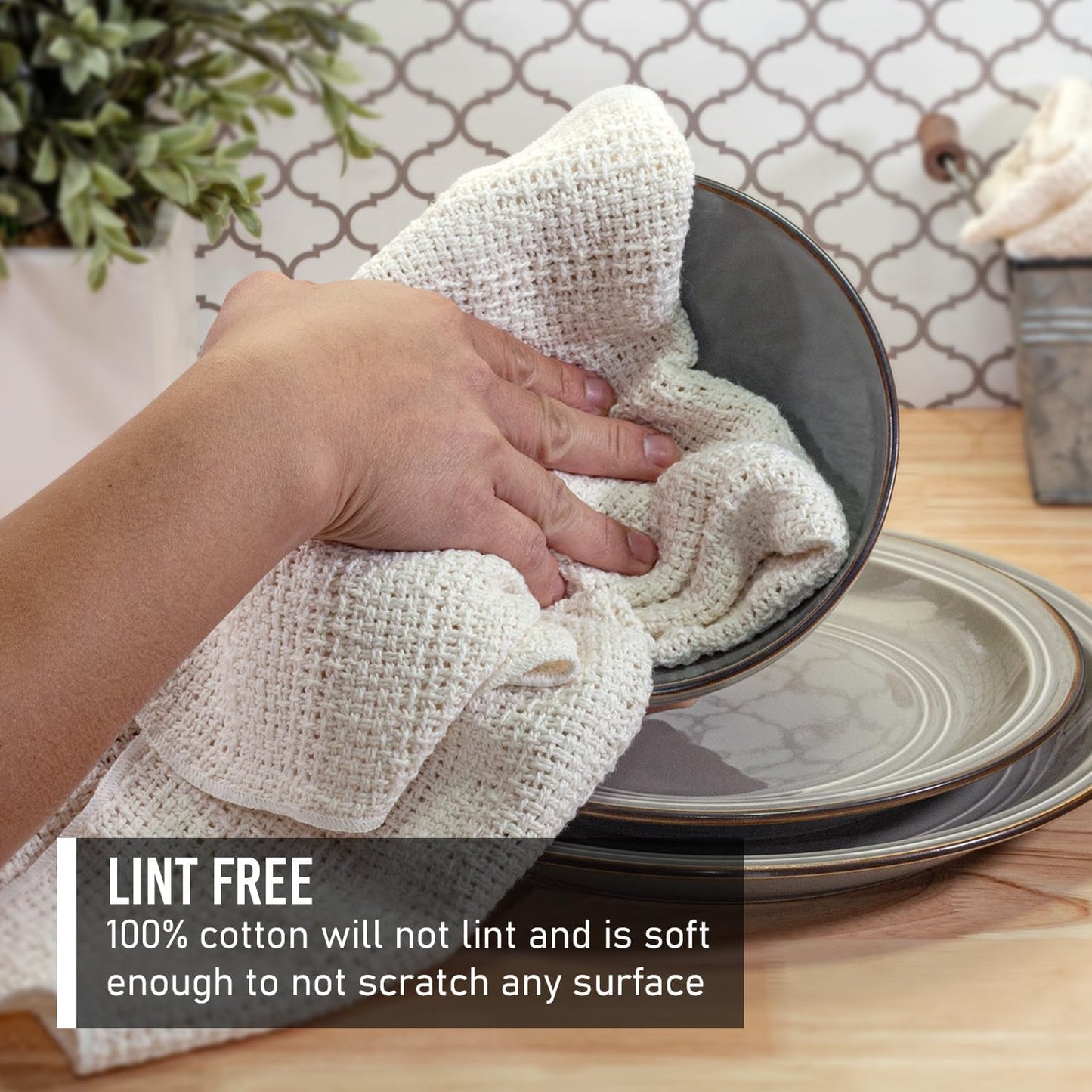 100% Cotton Kitchen Towels 24” x 15”