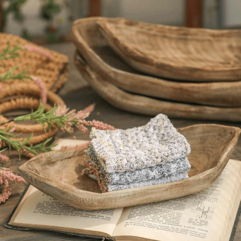 Retro Wooden Boat-Shaped Fruit Platter RusticReach
