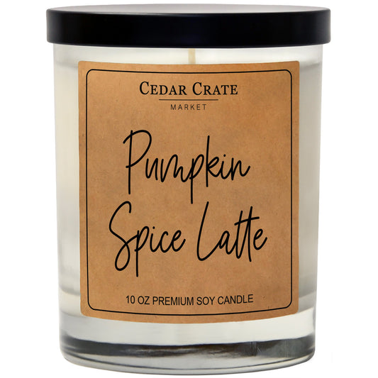 Pumpkin Spice Latte - Luxury Soy Candle - Fall Home Decor