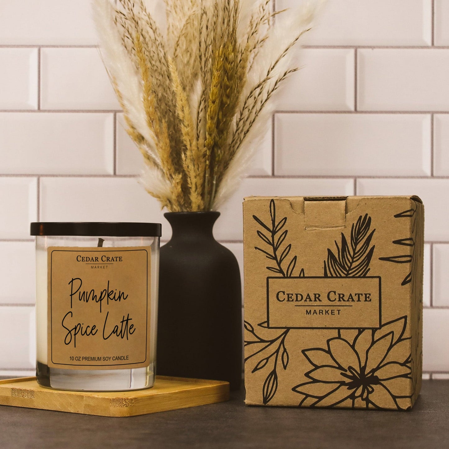 Pumpkin Spice Latte - Luxury Soy Candle - Fall Home Decor
