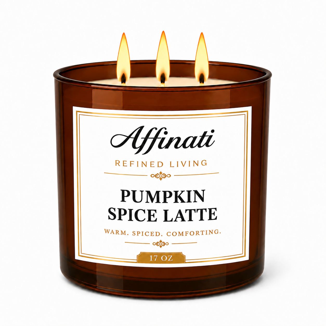 Pumpkin Spice Latte 3-Wick Candle