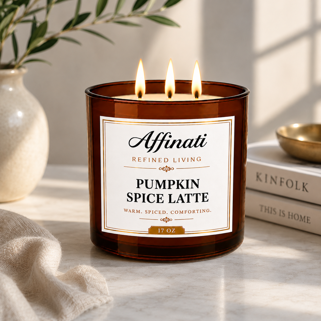 Pumpkin Spice Latte 3-Wick Candle
