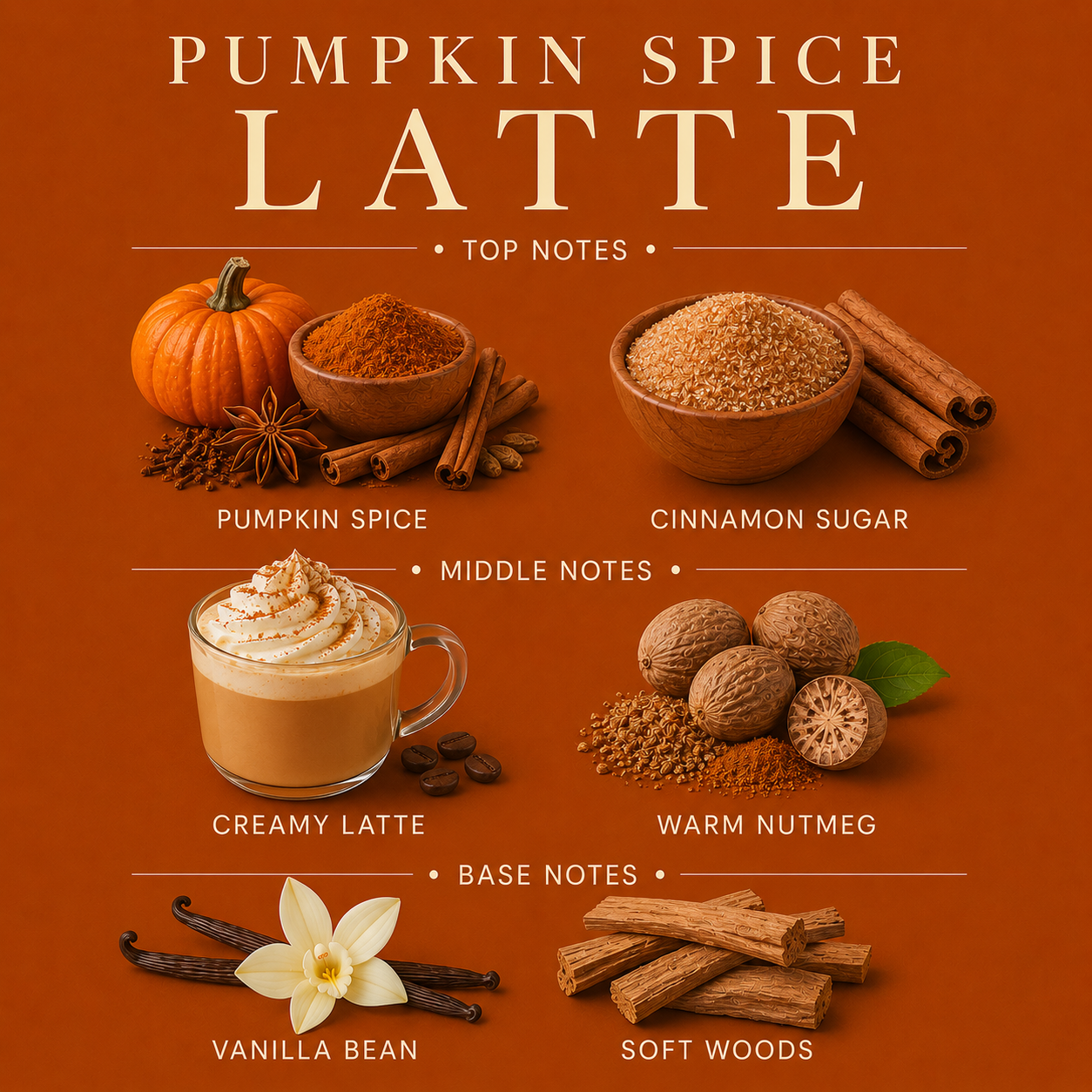 Pumpkin Spice Latte 3-Wick Candle