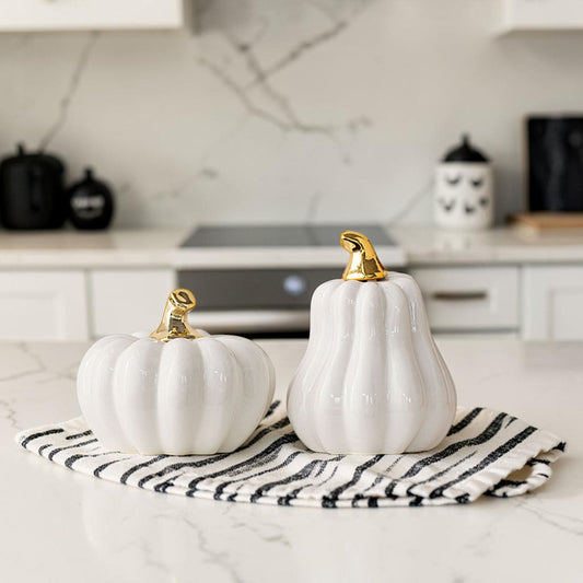 White Luxe Pumpkin
