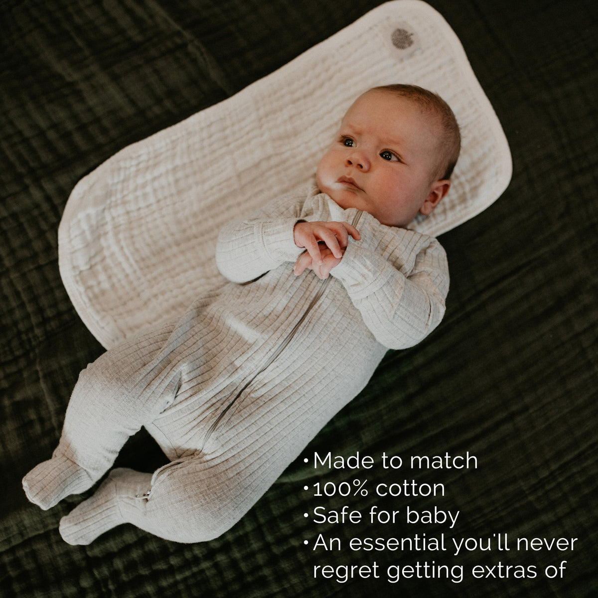 Butterfly Set - Muslin Burp Cloths (4 Pack) Parker Baby Co.