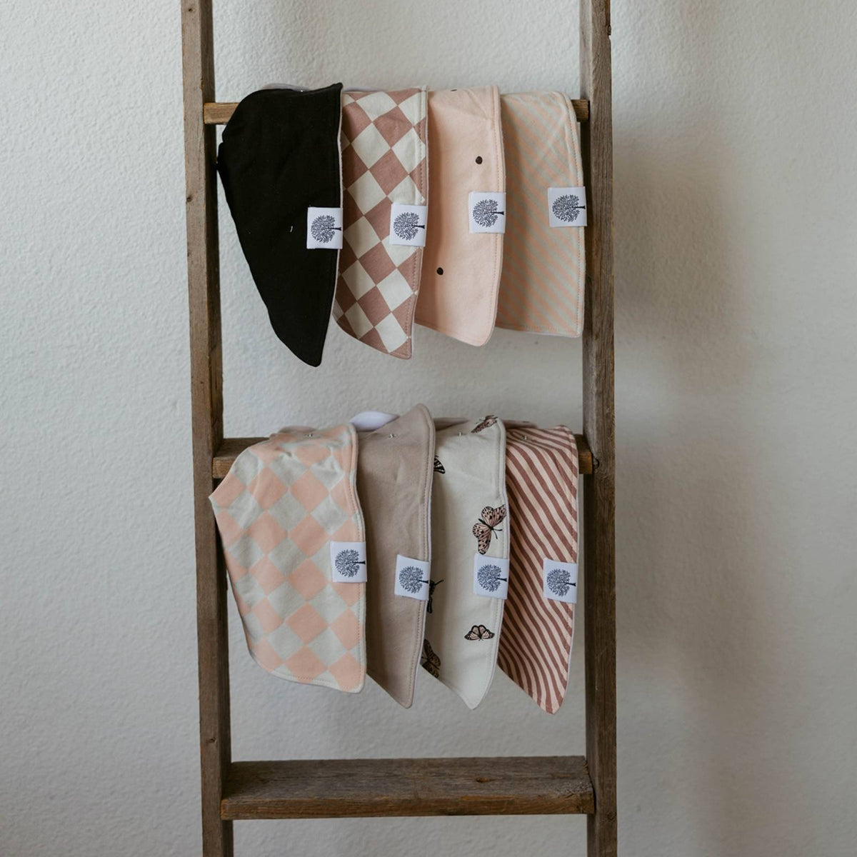 Butterfly Bandana Bib Set (8 pack) Parker Baby Co.