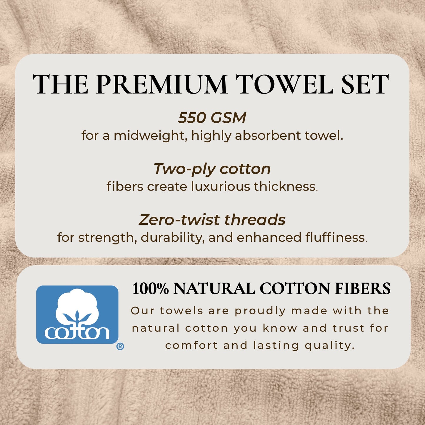 Karina Collection Luxury Cotton Bath Towels With Combed Cotton And Modern Ribbed Texture