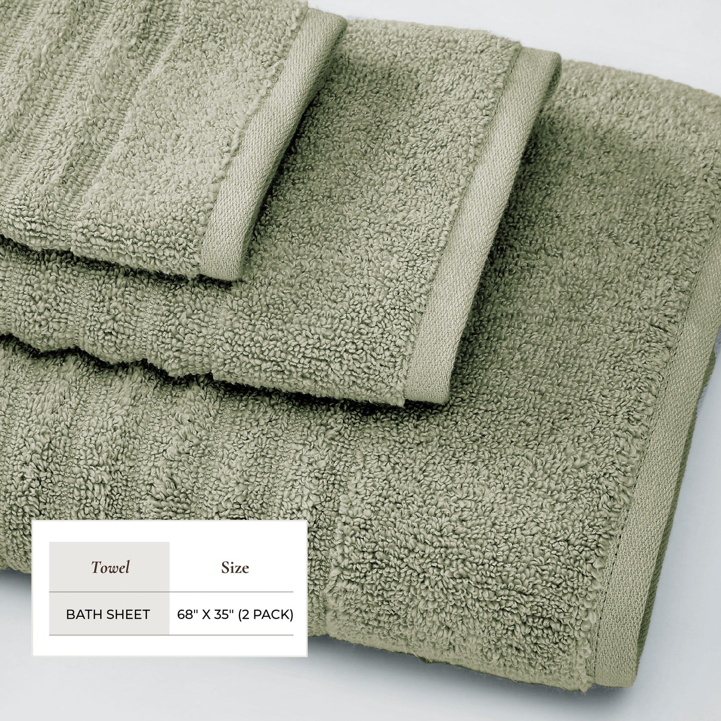 Karina Collection Luxury Cotton Bath Towels With Combed Cotton And Modern Ribbed Texture