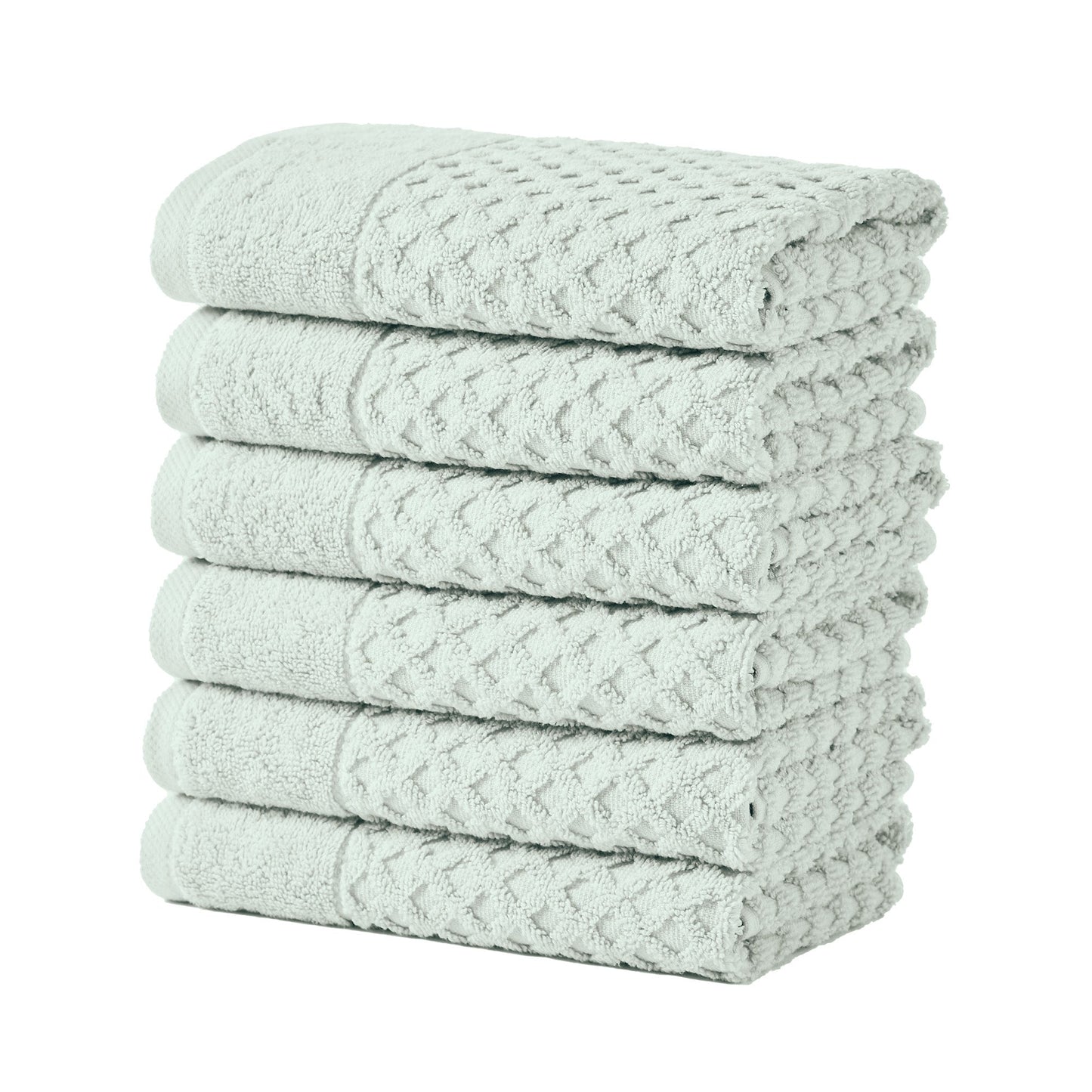 Cotton Diamond Waffle Weave Bath Towel Set Grayson Collection Low Twist Two Ply Towels For Everyday Luxury